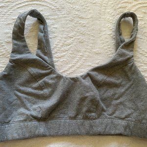 SOLD | Knickey | Gray Beige Sports Bra Made Of Sustainable Cotton | Size Large